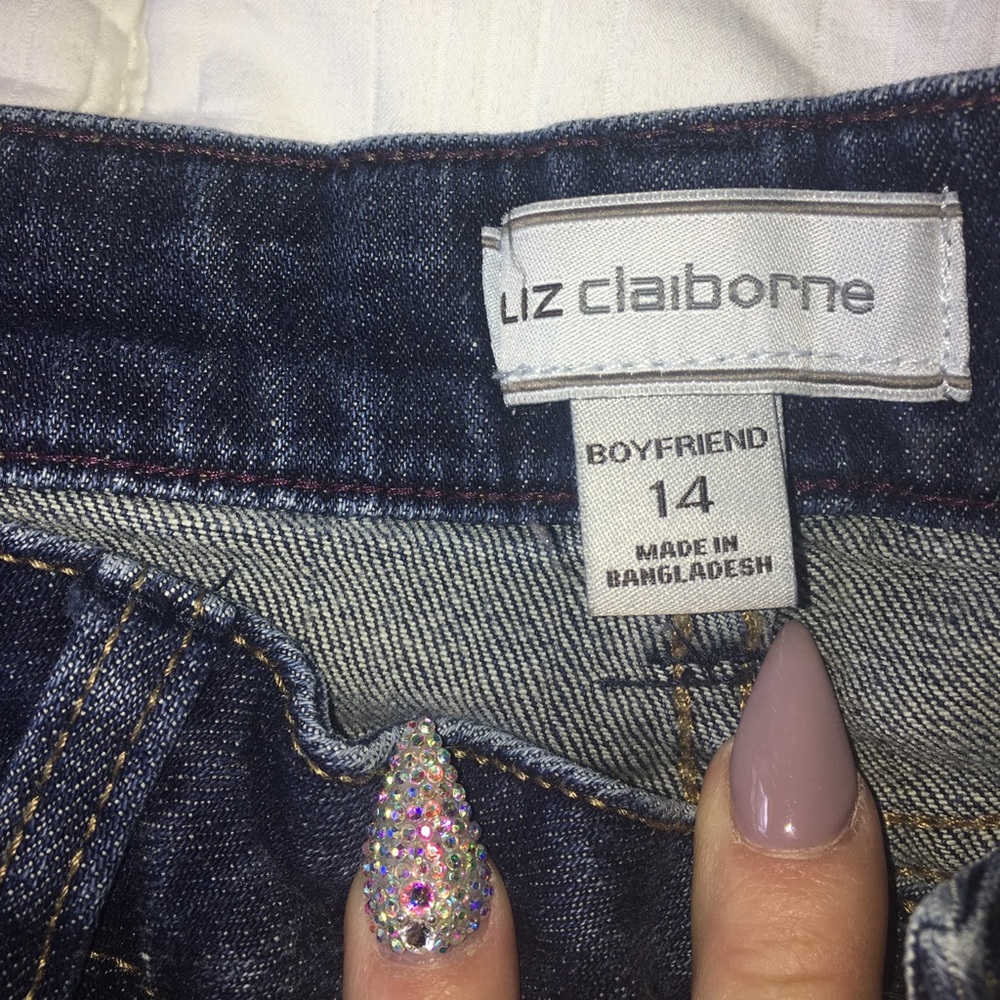 Dark denim Liz Claiborne jeans